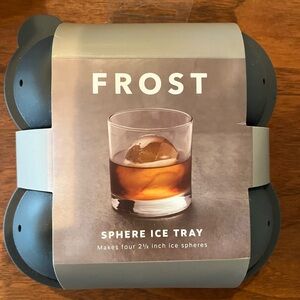 Frost Black Sphere Ice Tray NWT